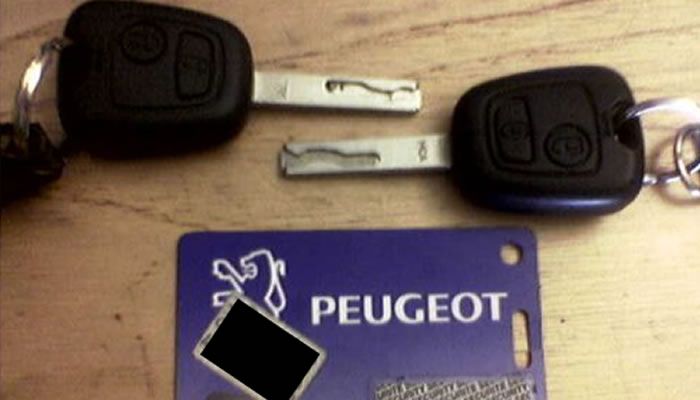 Lettura login chiave con immobilizzatore